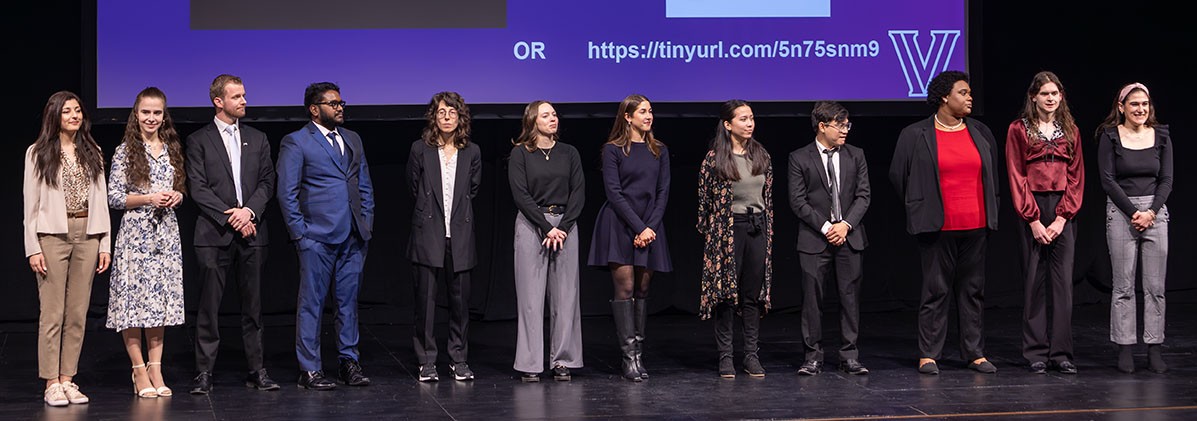 2025 3MT contestants assembled on stage 2025 3MT contestants assembled on stage