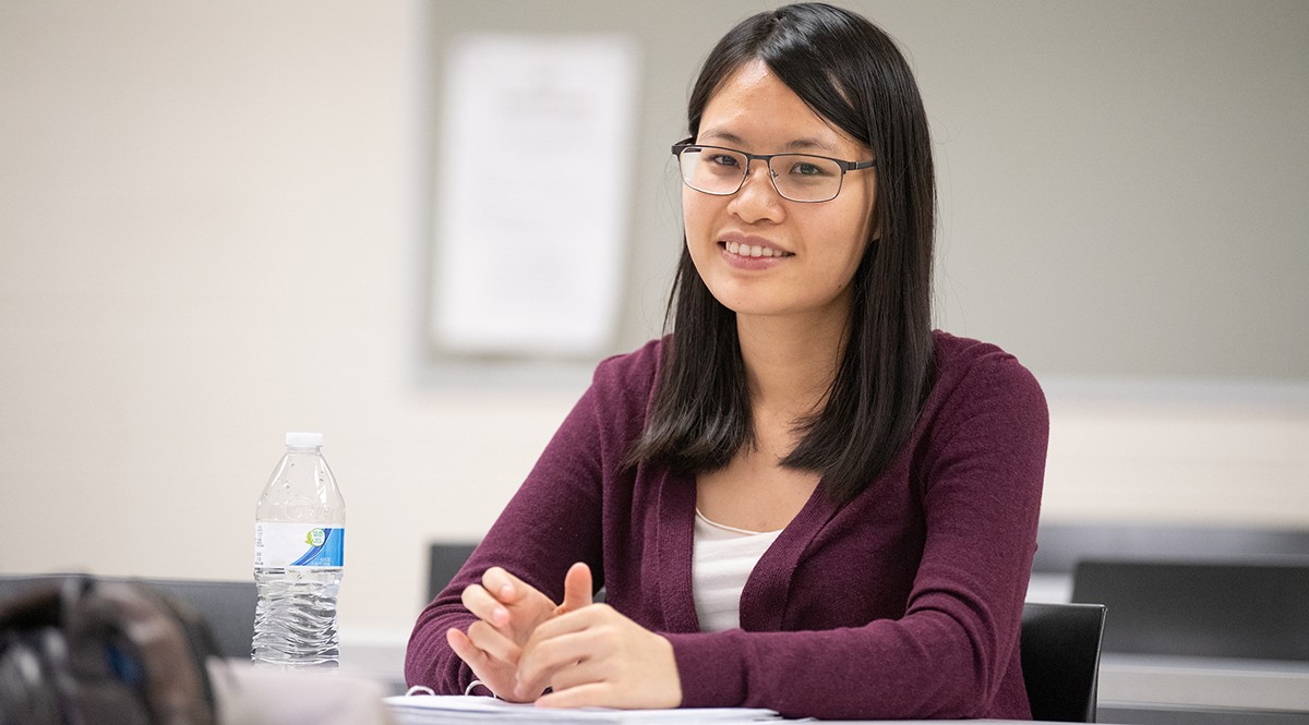 Graduate student in class Graduate student in class