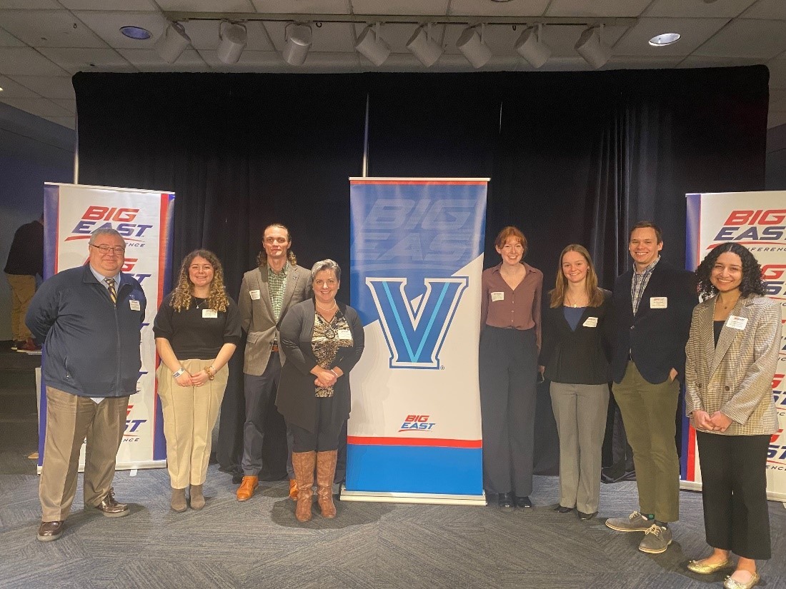 Villanova's participants in the BIG EAST Research Symposium. 