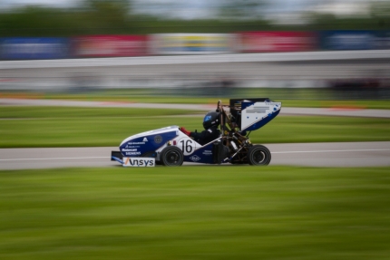 VU15 Racecar at SAE Competition