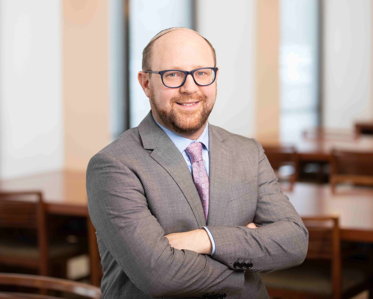 Chaim Saiman's research focuses on the intersection of subculture and U.S. court systems. Professor Saiman not only studies and teaches this topic, but serves as rabbincal court judge in a Jewish court called a Beth Din. Chaim Saiman's research focuses on the intersection of subculture and U.S. court systems. Professor Saiman not only studies and teaches this topic, but serves as rabbincal court judge in a Jewish court called a Beth Din.