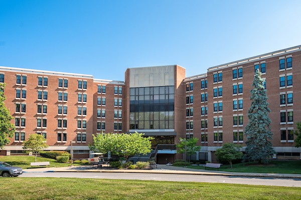 Exterior view of Stanford Hall on Villanova's south campus.