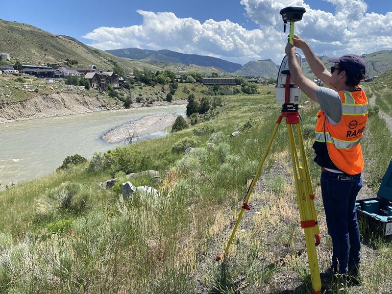 Dr. Jonathan Hubler Surveys Yellowstone Flood Damage With NSF-Backed Team Dr. Jonathan Hubler Surveys Yellowstone Flood Damage With NSF-Backed Team