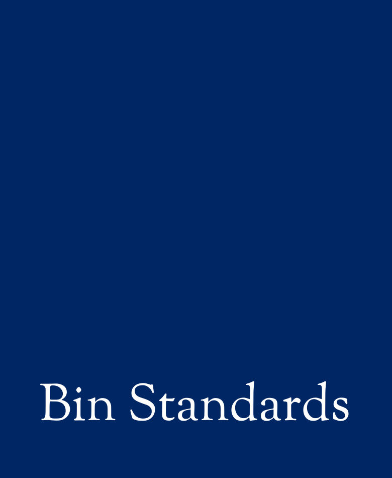 Bin Standards for Recycling Bin Standards