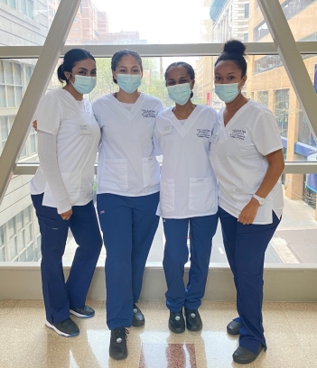 MSNO founders Four nursing student founders of Multicultural Student Nurses Organization