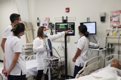 Dr McKay -waveforms sm Dr. Michelle McKay teaching nursing students